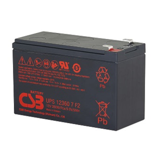 CSB 12V 7.2AH VRLA UPS Battery UPS12360 7