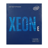 Intel Xeon E-2236 3.4GHz to 4.8GHz 6-Cores/12-Threads 12MB L3 Cache - BX80684E2236
