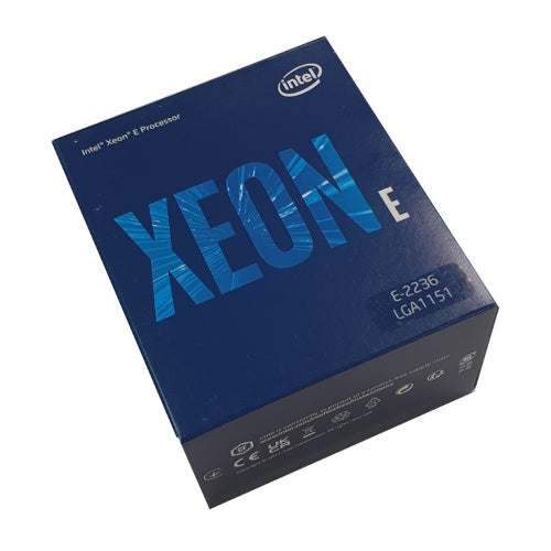 Intel Xeon E-2236 3.4GHz to 4.8GHz 6-Cores/12-Threads 12MB L3 Cache - BX80684E2236
