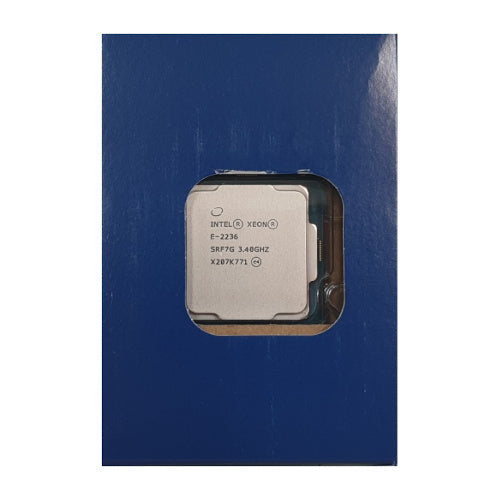 Intel Xeon E-2236 3.4GHz to 4.8GHz 6-Cores/12-Threads 12MB L3 Cache - BX80684E2236