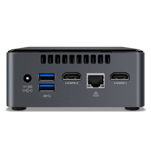 Intel NUC 7 Essential NUC7CJYSAMN Celeron J4025, 4GB DDR SO-DIMM, 64GB eMMC on-board, Windows 10 64-bit Home