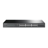 TP-Link JetStream™ 28-Port Gigabit Smart Switch with 24-Port PoE+ (TL-SG2428P)