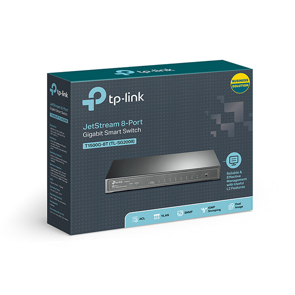 TP-Link JetStream™ 8-Port Gigabit Smart Switch (TL-SG2008)