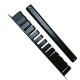 Momento Cable Manager 1U Horizontal with cap, metal