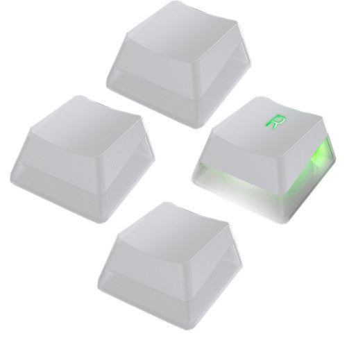 Razer Phantom Keycap Upgrade Set For Mechanical And Optical Gaming Keyboards, White, Rc21-01740200-R3M1