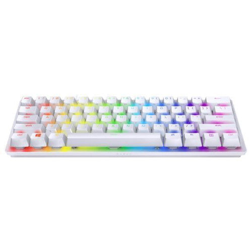 Razer Huntsman Mini 60% Gaming Keyboard: Fast Keyboard Switches - Linear Optical Switches Mercury White RZ03-03390400-R3M1