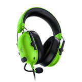 Razer Blackshark V2 X Gaming : 7.1 Surround Sound - 50Mm Drivers - Memory Foam Ear Cushions Wired On Ear Headphones with Mic Rz04-03240600-R3M1 - Green