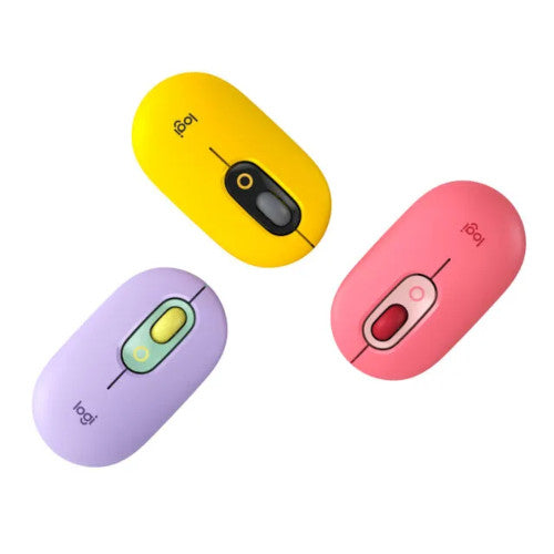 Logitech POP Wireless Mouse with Emoji Button Function