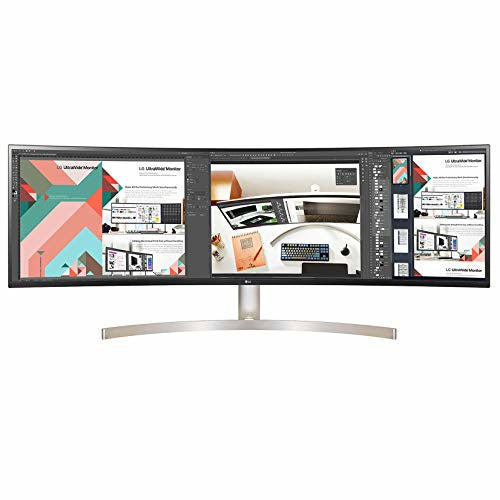 LG 49WL95C-WE 49 Inch 32:9 UltraWide Dual QHD IPS Curved LED Monitor with HDR 10