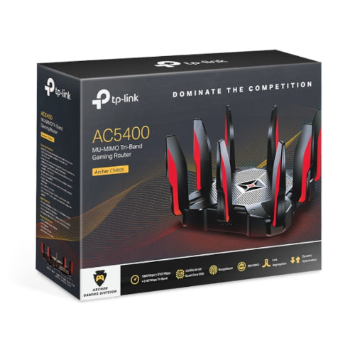 TP-Link AC5400 Tri-Band Gaming Router (Archer C5400X)