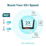 TP-Link AC1200 4G LTE Advanced Cat6 Gigabit Router (Archer MR600)