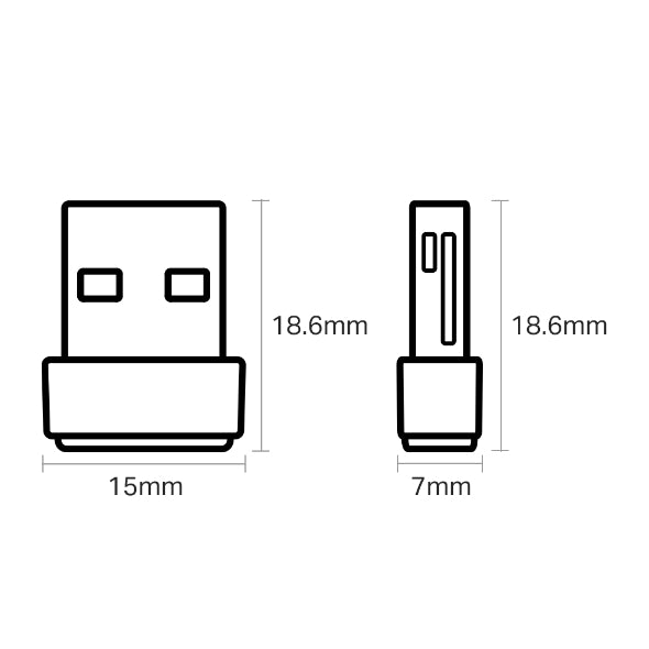 TP-Link AC600 Nano Wi-Fi USB Adapter (Archer T2U Nano)
