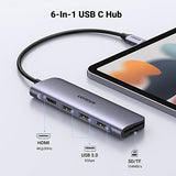 UGREEN USB-C To HDMI+3*USB 3.0 A+PD Power Converter (5-in-1) CM136