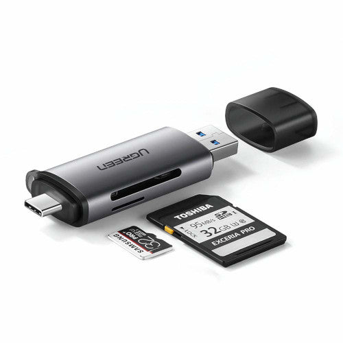 Ugreen  2-in-1 USB C OTG Card Reader CM185