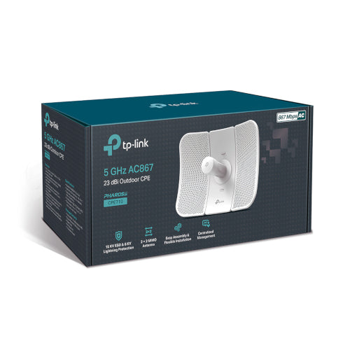 TP-Link 5 GHz AC867 23 dBi Outdoor CPE (CPE710)