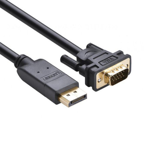 Ugreen 10247 DP105 DP Male to VGA Male V1.1 Cable Black 1.5M