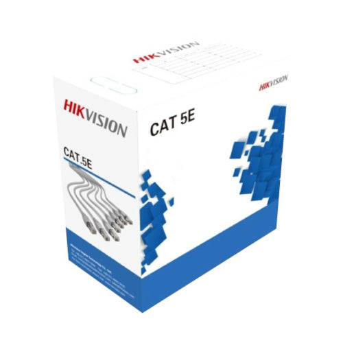 Hikvision 305 m CAT5E UTP Network Cable (Solid Copper, 0.45 mm, CMX) DS-1LN5E-E/E