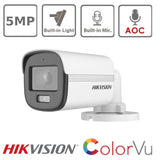 Hikvision 3K ColorVu Audio Fixed Mini Bullet Camera DS-2CE10KF0T-FS