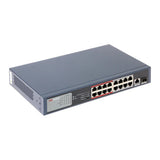 Hikvision 16 Port Fast Ethernet Unmanaged POE Switch DS-3E0318P-E/M(B)