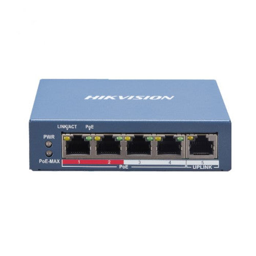 Hikvision 4 Port Fast Ethernet Smart POE Switch DS-3E1105P-EI