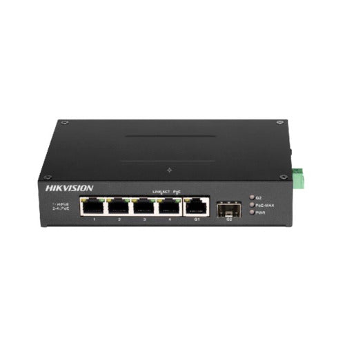 Hikvision 4 Port Fast Ethernet Unmanaged Harsh POE Switch DS-3T0306HP-E/HS