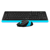 A4Tech Fstyler F1010 Keyboard Mouse Combo USB Blue