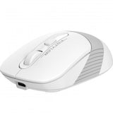 A4Tech Fstyler FB10C Rechargeable Bluetooth & 2.4ghz Wireless Mouse Grayish White