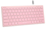 A4Tech Keyboard FBX51C FSTyler, Bluetooth & 2.4G Wireless KB, Baby Pink
