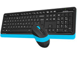 A4tech FG1010 BLUE 2.4G Power-Saving Wireless Desktop Set USB Wireless Keyboard