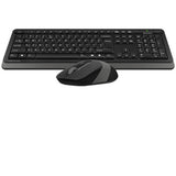 A4Tech Fstyler FG1010 Wireless Keyboard Mouse Combo USB Grey