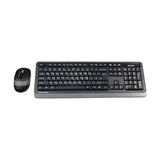 A4Tech Fstyler FG1010 Wireless Keyboard Mouse Combo USB Grey