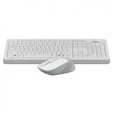 A4Tech FG1010 Fstyler FGK10 + FG10, 2.4G Power-Saving Wireless Keyboard and Mouse Combo Kit (White) HB