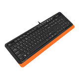 A4TECH Fstyler Sleek Multimedia Comfort USB Keyboard (FK10) FSTYLER COLLECTION ORANGE