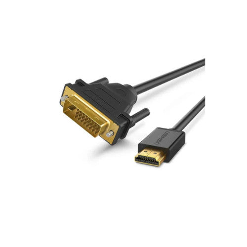 Ugreen HDMI to DVI Cable Bi Directional DVI-D 24  1M 1 Male to HDMI Male High Speed Adapter Cable 1080P