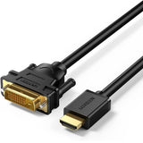 Ugreen HDMI to DVI Cable Bi Directional DVI-D 24  5M 1 Male to HDMI Male High Speed Adapter Cable 1080P