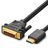 Ugreen  HDMI to DVI Cable Bi Directional DVI-D 24  3M 1 Male to HDMI Male High Speed Adapter Cable 1080P