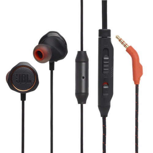 JBL QUANTUM  50 Wired in-ear gaming headset with volume slider and mic mute