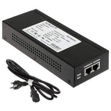 Hikvision  LAS30-57CN-RJ45 30W Gigabit Single Port Power Over Ethernet PoE Injector, 802.3at PoE Injector, 10/100/1000Mbps, Connect to IP Cameras, VoIP Phones
