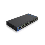 Linksys LGS116P 16-Port Business Desktop Gigabit PoE+ Switch