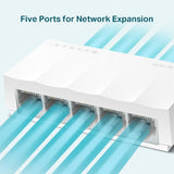 TP-Link LiteWave 5-Port 10/100 Mbps Desktop Switch (LS1005)