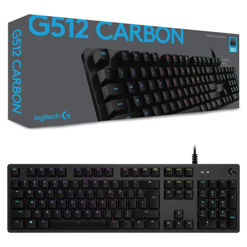 Logitech G512 RGB Carbon Mechanical Gaming Keyboard