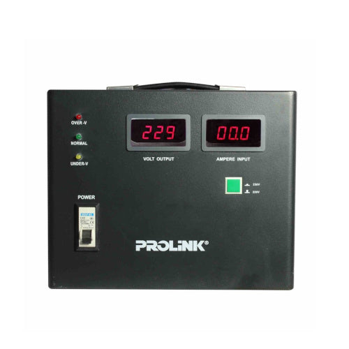 Prolink 3KVA/2400W Servo Motor Control Industrial Grade Stabilizer AVR PVS3001CD