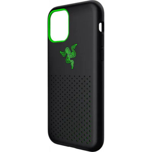 Razer Arctech Pro THS Edition for iPhone 11 Pro Case: Thermaphene & Venting Performance Cooling - Wireless Charging Compatible - Drop-Test Certified up to 10 ft - Matte Black RC21-0145TB06-R3M1