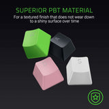 Razer Doubleshot PBT Keycap Upgrade Set for Mechanical & Optical Keyboards: Compatible with Standard 104/105 US and UK layouts - Quartz Pink - RC21-01490300-R3M1