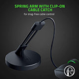 Razer Mouse Bungee V3 - Mouse Cable Holder (Spring Arm with Cable Clip, Heavy Non-Slip Base, Cable Management) Black (RC21-01560100-R3M1)