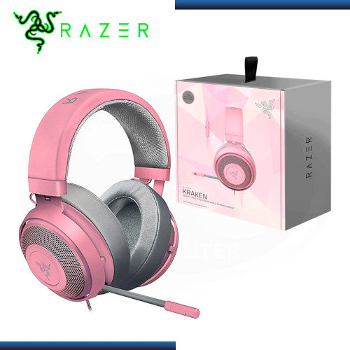 Razer Kraken Quartz Edition - Gaming Headphones for PC, PS4,  - Pink RZ04-02830300-R3M1