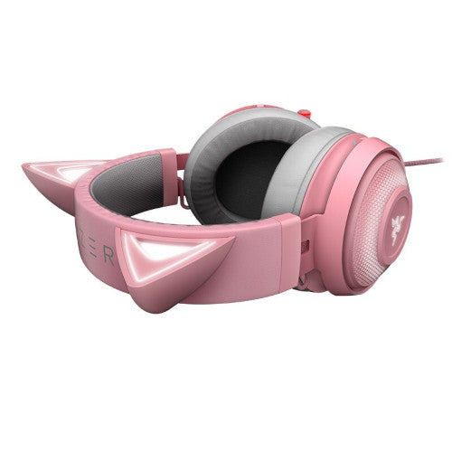 Razer Kraken Kitty RGB USB Gaming Headset: Quartz Pink RZ04-02980200-R3M1