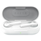 Razer Hammerhead True Wireless Bluetooth Gaming Earbuds: 60ms Low-Latency - IPX4 Water Resistant - Bluetooth 5.0 Auto Pairing - Touch Enabled - 13mm Drivers - Mercury White