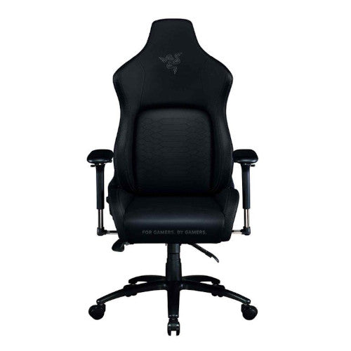 Razer Iskur Gaming Chair: Ergonomic Lumbar Support System - Multi-Layered Synthetic Leather Foam Cushions Black RZ38-02770200-R3U1