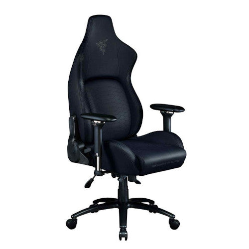 Razer Iskur Gaming Chair: Ergonomic Lumbar Support System - Multi-Layered Synthetic Leather Foam Cushions Black RZ38-02770200-R3U1